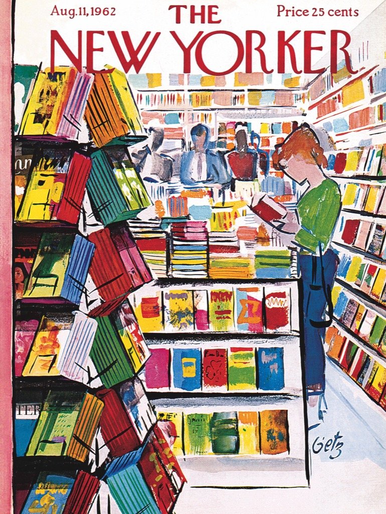 New York Puzzle Company 1000 Piece Jigsaw Puzzle - The Bookstore by Arthur Getz, Cardboard Construction