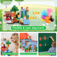 Magnetic Blocks-150Pcs Grassland Magnetic Building Blocks Set, Kids Classroom Sensory Toy For Toddlers Stem Learning, Constructi