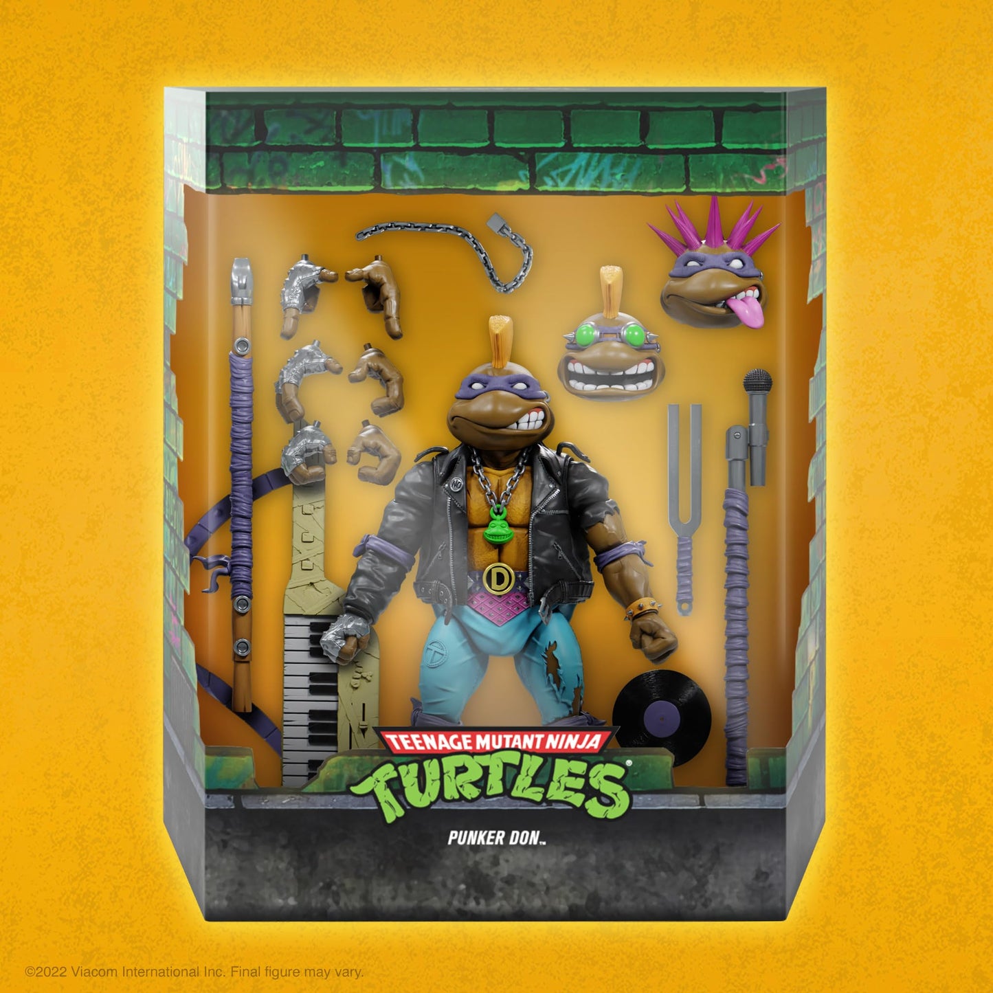 Super7 Teenage Mutant Ninja Turtles Ultimates! Wave 07 - Punk Rock Donatello Action Figure