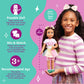 Battat Glitter Girls 14' Doll Kika - Brown Hair, Blue Eyes, Ice Cream Outfit & Accessories - Ages 3+, Pink