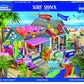White Mountain Surf Shack 1000 Piece Jigsaw Puzzles Beach Summer Puzzle For Adults And Family