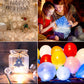 100pcs LED Orange Balloon Light Mini Tiny Led Lights, Small Round Led Ball Lamp for Paper Lantern Balloon Indoor Outdoor Party E