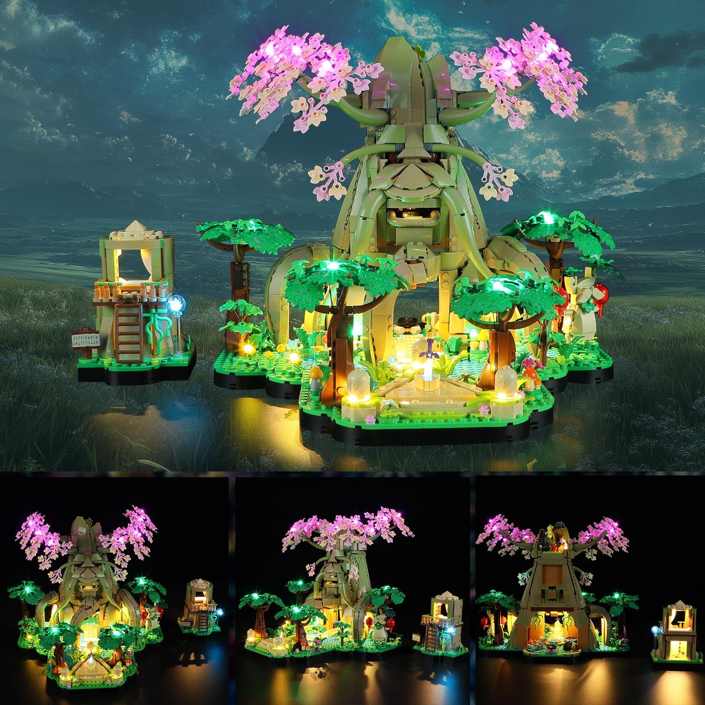Yeabricks Led Light For 77092 The Legend Of Zelda Great Deku Tree 2-In-1 Building Blocks Model (Building Set Not Included)