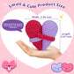 Funny Crochet Heart Sister Christmas Birthday Gifts,Soul Sister Gifts for Women from Sisters Brother,Long Distance Valentines Da