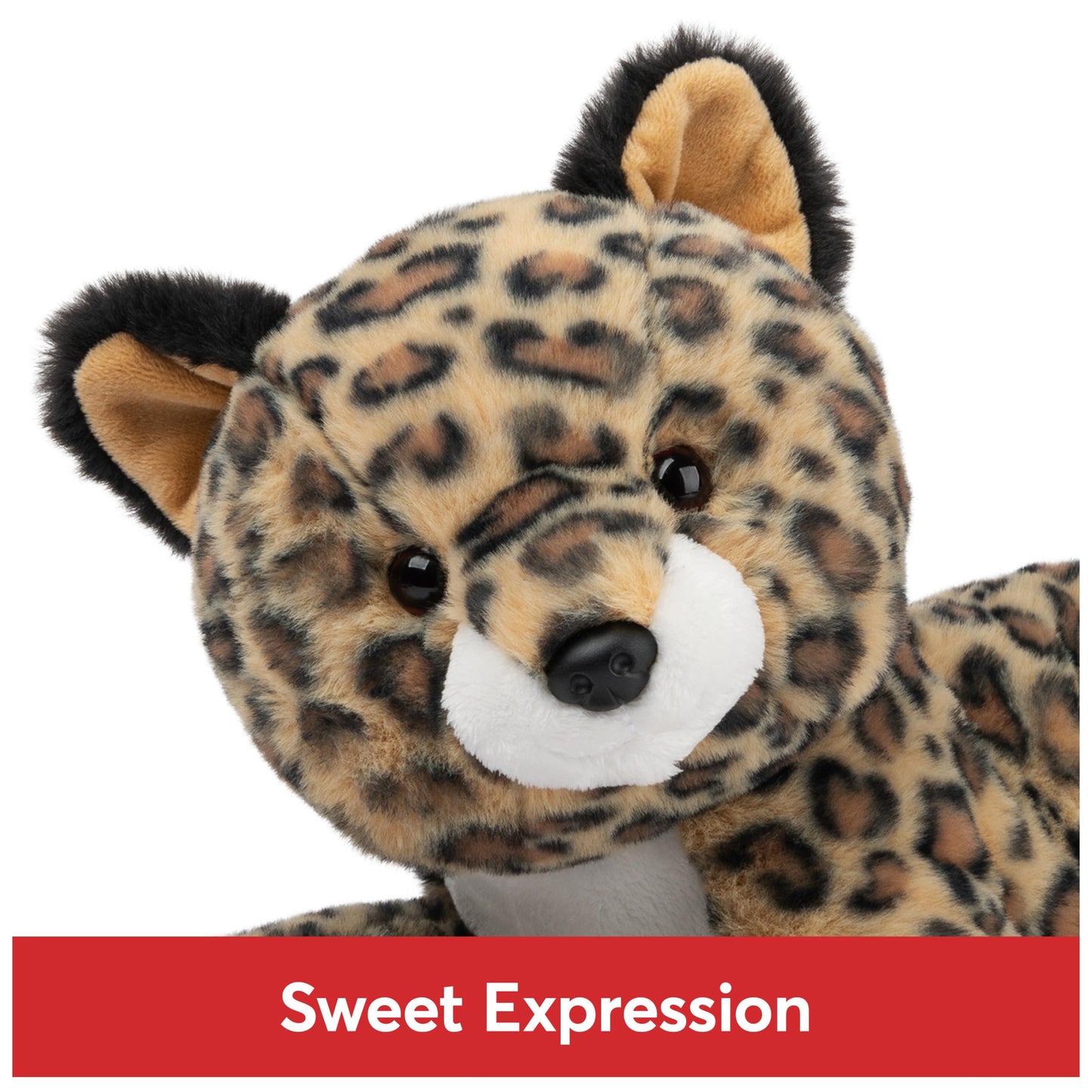 GUND Banks Leopard Plush Stuffed Animal, Premium 12" Brown/White, High-Quality Materials, Ages 1+