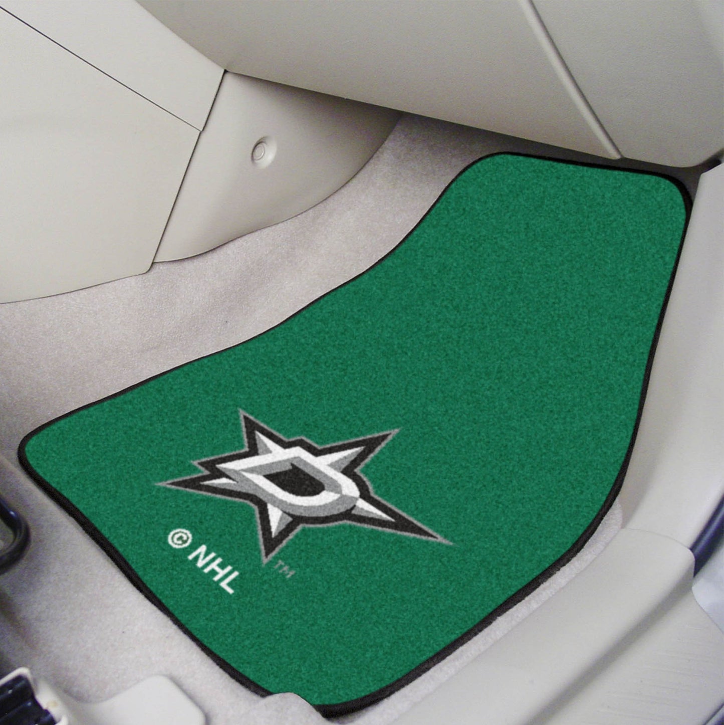 NHL 2 Piece Novelty Carpeted Car Mats Size: 16 x 23, NHL Team: Dallas Stars