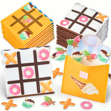 Joycat Tic Tac Toe Strategic Board Game For Kids And Family, Christmas Party Favors,Christmas Giveaways,Goodie Bag Stuffers,Gift