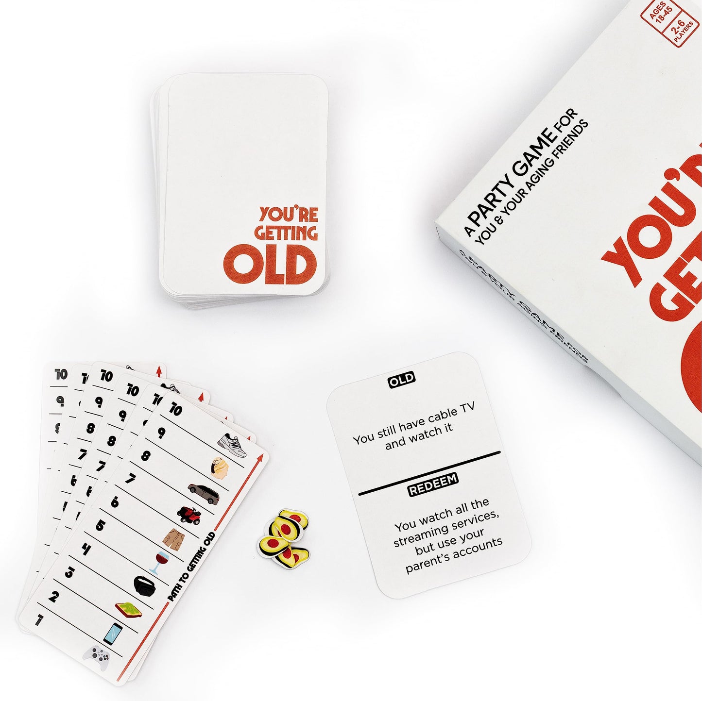 Vango You’Re Getting Old – A Party Card Game For Aging Millennials - 2 To 6 Players, Ages 14+