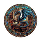 Wooden Puzzles for mature-themeds - Dragon's Library Jigsaw Puzzle for mature-themeds 505 Pieces  Unique Shape Wooden Dragon Puzzle  Wood Puzzles mature-themed  Gifts for Friends  Family  Home Decor (XL-17.3 * 17.3in)