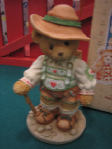Enesco Cherished Teddies Franz 1996 1999 Classic Brown Solid Teddy Bear Figurine