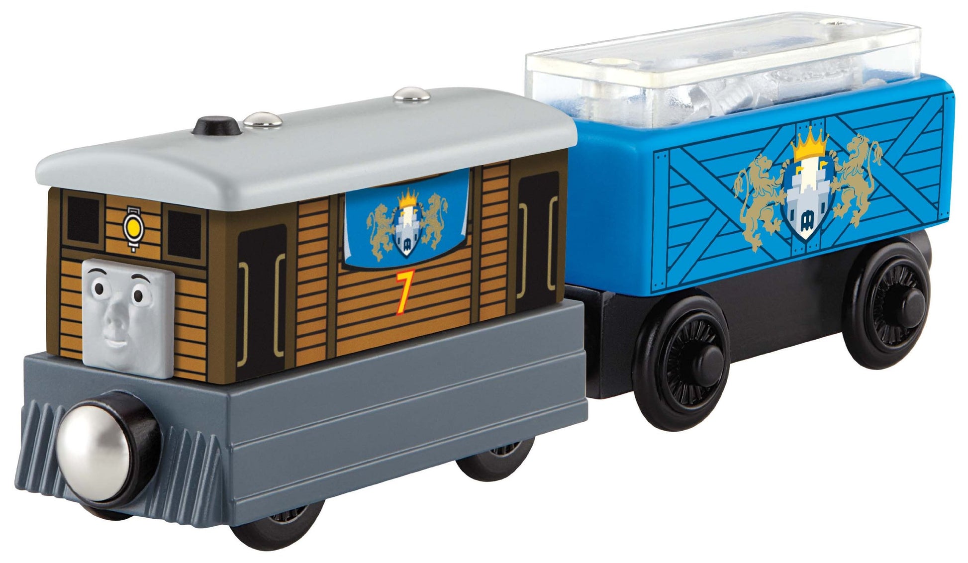 Thomas & Friends Wooden Railway  Toby's Royal Cargo Car