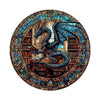 Wooden Puzzles for mature-themeds - Dragon's Library Wooden Jigsaw Puzzle for mature-themeds  Unique Shape Wood Puzzles mature-themed  Gifts for Friends and Family  Home Decor (M-11.4 * 11.4 in- 200 Pieces)