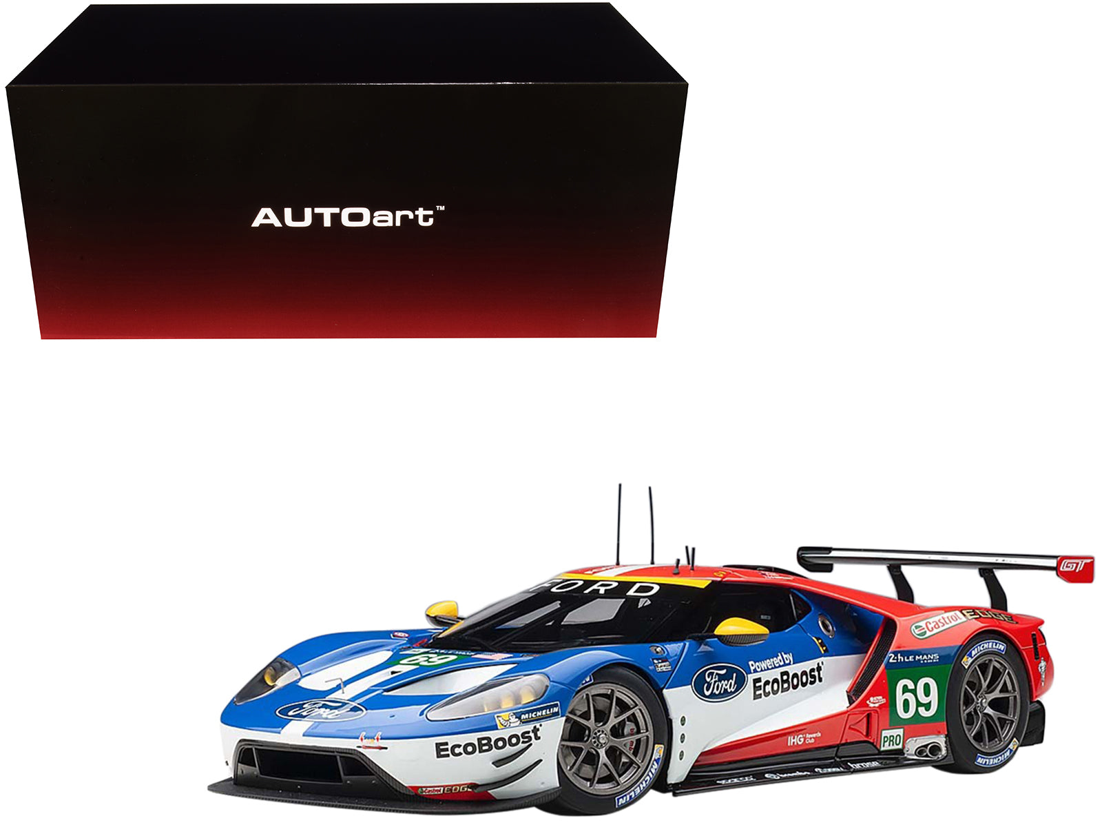 Ford Gt #69 Ryan Briscoe - Richard Westbrook - Scott Dixon ''Ford Chip Ganassi Team Usa'' 24H Le Mans (2016) 1/18 Model Car By A