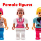20 Mini Toy Figure Toys - Set For Christmas Stocking Stuffers, X-Mas Gifts For Kids, Assortment Of Boys And Girls Figurines For