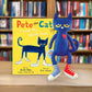 MerryMakers Pete the Cat Plush Doll, 14.5-Inch, Blue, Polyester, Model 1629