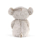 Demdaco Pocket Prayer Teddy Bear Soft Grey 16 Inch Plush Fabric Stuffed Animal Toy