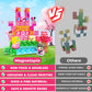 Magnetic Blocks - 100Pcs Magnetic Building Block Cubes, Magnet Blocks Transparent Castle Princess Toy Building Sets For Kids, St