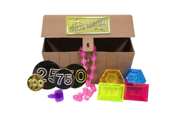Swimline Titanic Themed Dive Toy Treasure Chest & Gems Combo Pack Catch And Retrieval Pirate Game For Swimming Pool & Bath Tub F