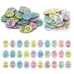 Hedeey Easter Egg Fillers,30 Pack Wooden Easter Egg Tokens for Kid,Easter Stuffers with 30 Different Engraved Sayings,Easter Egg