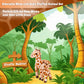 Forest & Twelfth Mom And Baby Mini Giraffe, Stuffed Animals For Boys And Girls, Safari Baby Shower Decorations, Nursery Decor, Zoo Animals For Toddlers, Soft Stuffed Giraffe Toy, Huggable (Giraffe)