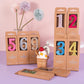 PHD CAKE 2.76 Inch Modern Blue 5 Number Birthday Candles, Blue Number Candles, Cake Number Candles, Party Celebration