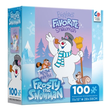 Ceaco - Frosty The Snowman - Everyone’S Favorite Snowman - Holiday- 100 Piece Jigsaw Puzzle