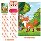 Eaezerav Pin The Tail On The Fox Party Game With 32 Tails Fox Woodland Animal Party Games Poster For Kids Birthday Party Carniva