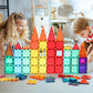 OugerToy Magnetic Building Tiles 104PCS - Multicolor Educational STEM Toys for Kids Ages 3-9, Model: Ougertoy-104
