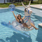PoolCandy Inflatable Animal Pool Tubes & Swim Rings (Llama Glitter Filled 48 inch Pool Tube Swim Ring)