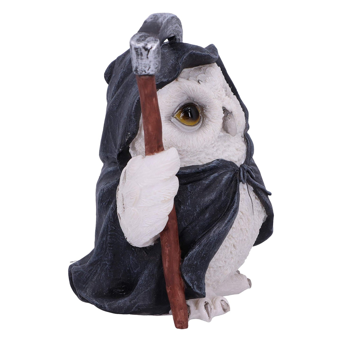 Nemesis Now Flight Grim Reaper Owl Familiar Figurine, 12.5Cm, White