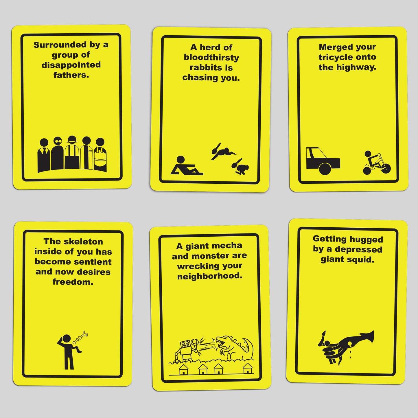 ORIGAMI WHALE Danger The Game: The Party Card Game of Bizarre Dangers and Rescues | Easy Game for Family & mature-themed Game Night | 3+ Players