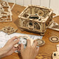 Rowood 3D Wooden Puzzle, Classical Mechanical Model Kit To Build, Best Gift For Teens Adults - Gramophone