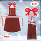 Hungdao Christmas Elf Accessories Mini Elf Doll Baker Outfit Set Include Apron Hats Rolling Pin Egg Cookie Tray Set Mixing Bowl For Xmas Elf Doll Decorations, Doll Is Not Included (Cute Style)