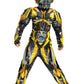 Disguise Bumblebee Movie Classic Muscle Costume, Yellow, Medium (7-8)
