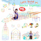 Ggiibro Straw Constructor Toys Stem Building Toys 800Pcs Toys For 3+ Year Interlocking Plastic Toys Engineering Toys Thin Tube B