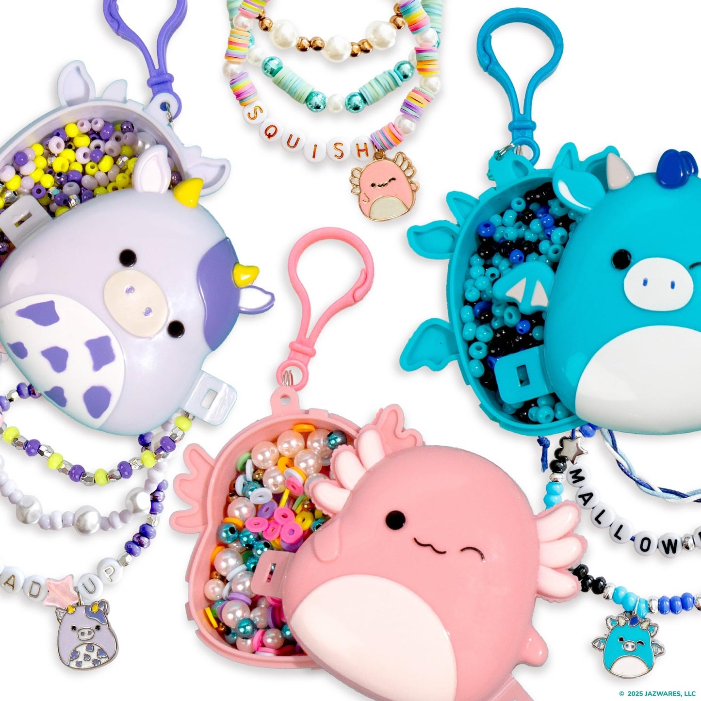 Squishmallows Original Bracelet Bundle, Bracelet Making Kit, Friendship Bracelet Kit, Charm Bracelet, Charm Bracelet Making Kit,