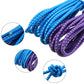 Gejoy 6 Pieces Chinese Jump Rope 157 Inches Stretch Skip Adjustable Chinese Elastic Rope Fitness Jump Game for Outdoor Exercise(