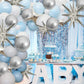 Toniful 8 Pcs Silver Star Foil Balloons Large Star Balloons Silver Explosion Star Mylar Balloons For Party Backdrop Christmas Ne