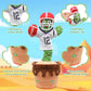 MIAODAM Dancing Football Cactus Toy, Singing, Talking, Record & Repeats What You say with 60 English Songs, Funny Eletronic Baby