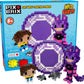 Pix Brix - Wild Kratts Toys Pixel Art Kit - Grey Wolf, 1278 Pieces - Patented Slide + Stack Pixel Puzzle Building Bricks, Build 