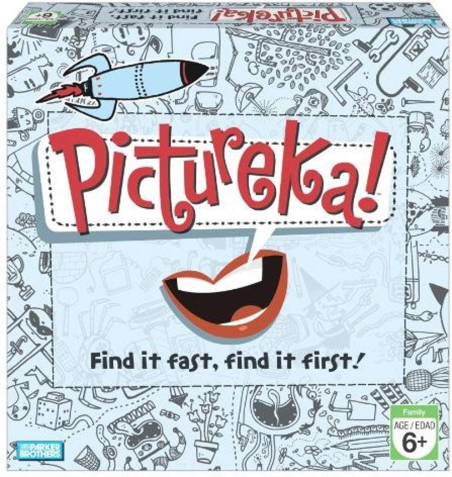 Hasbro Parker Brothers Pictureka Game - Multicolor Cardboard Fun, Model 40202
