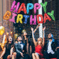 Accevo Colorful Happy Birthday Banner 16 Inch Aluminum Foil Letters Balloons Heart Pattern Happy Birthday Balloon For Kids, Chil