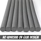 Kathfly 12 Pcs Floating Pool Noodles Foam Tube 1.5 X 35 Inches Floating Foam Tube Round Solid Noodle For Adults Swimming Craft Project(Ash Black)