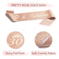 Bella Meri 30th Birthday Gifts for Women, 30th Birthday Tiara Crown, Sash, Cake Toppers,Birthday Candles, 30 Birthday Decoration
