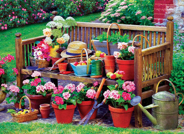 Eurographics (Eurhr Garden Bench 1000Piece Puzzle 1000Piece Jigsaw Puzzle