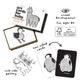 Wee Gallery Black And White Art Flash Cards For Babies, High Contrast Educational Animal Picture Cards, Baby Visual Stimulation, Brain And Memory Development In Infants And Toddlers - Baby Animals