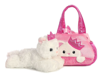 Aurora Fashionable Fancy Pals Peek-A-Boo Princess Kitty Stuffed Animal - On-The-go Companions - Stylish Accessories - Multicolor 7 Inches