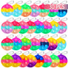 30PCS Party Favors for Kids Bulk Fidget Toys  Birthday Party Toys  Small Classroom Prizes Box Fidgets Toys for Kids Toddlers mature-themed  Goodie Bag Stuffers  Treasure Chest  Bubbles Poppers (Roundness)