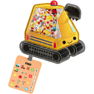 Bizyboo - The Original Seek & Find Plush - Hidden Object Search Problem Solving Educational Matching Game For Kids 2 And Up (Sco