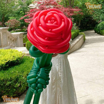 260 Balloons Red, Thickened 100 Pack Long Balloons Twisting Skinny Magic Balloons For Balloon Arch Animals Clown Kids Birthdays